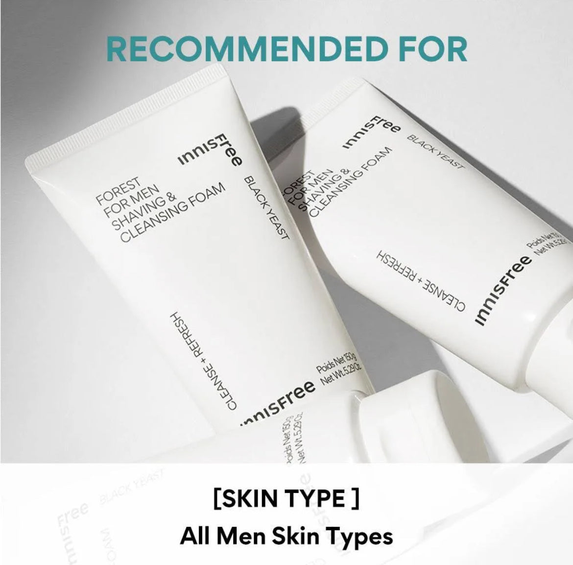 Innisfree Forest For Men Shaving & Cleansing Foam 150g