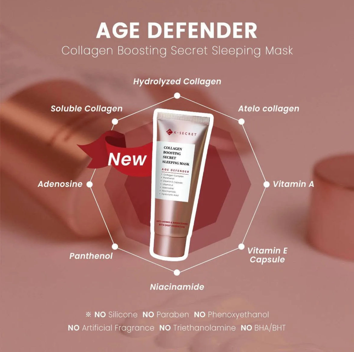 K-Secret COLLAGEN BOOSTING SECRET SLEEPING MASK