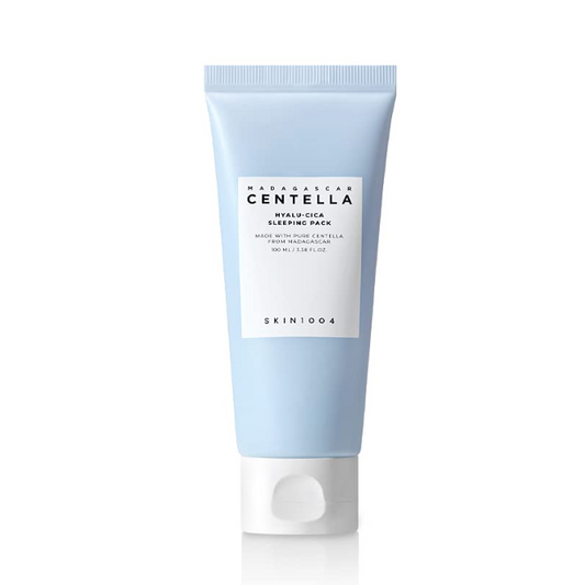 SKIN1004 Hyalu-CICA Sleeping Pack 3.38 fl.oz, 100ml Melatonin Hyaluronic Acid Centella Asiatica Extract Moist and Revitalization Multi Care Solutions
