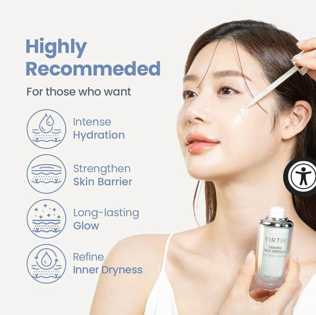 [Tirtir] - CERAMIC MILK AMPOULE 40ml
