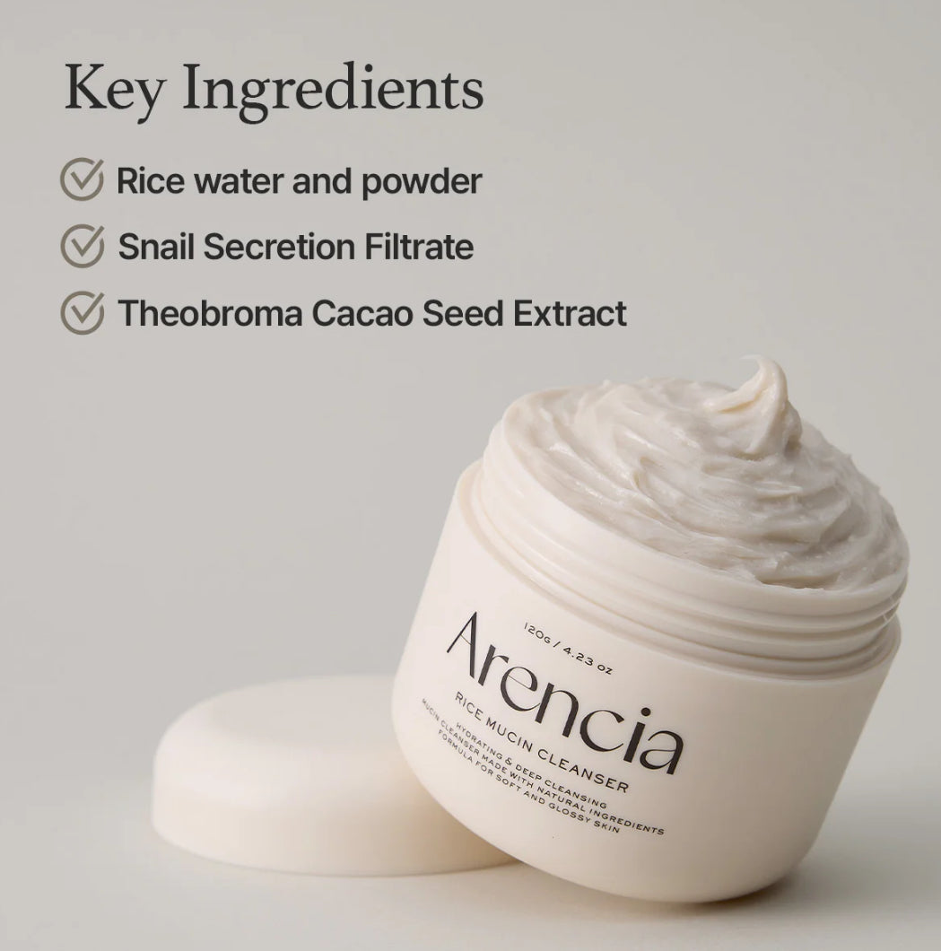 [ARENCIA] RICE MUCIN GLOW CLEANSER
