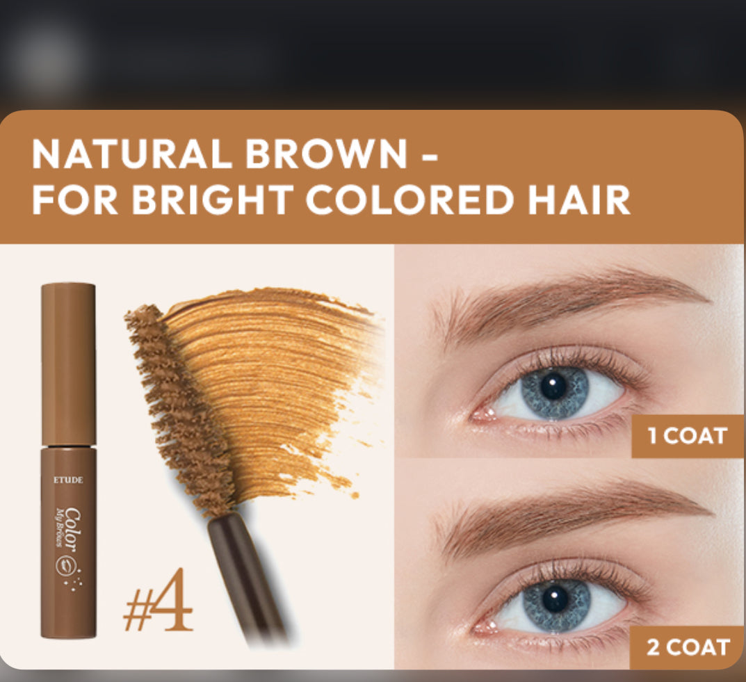 [Etude] Color My Brows 04 (Natural Brown)