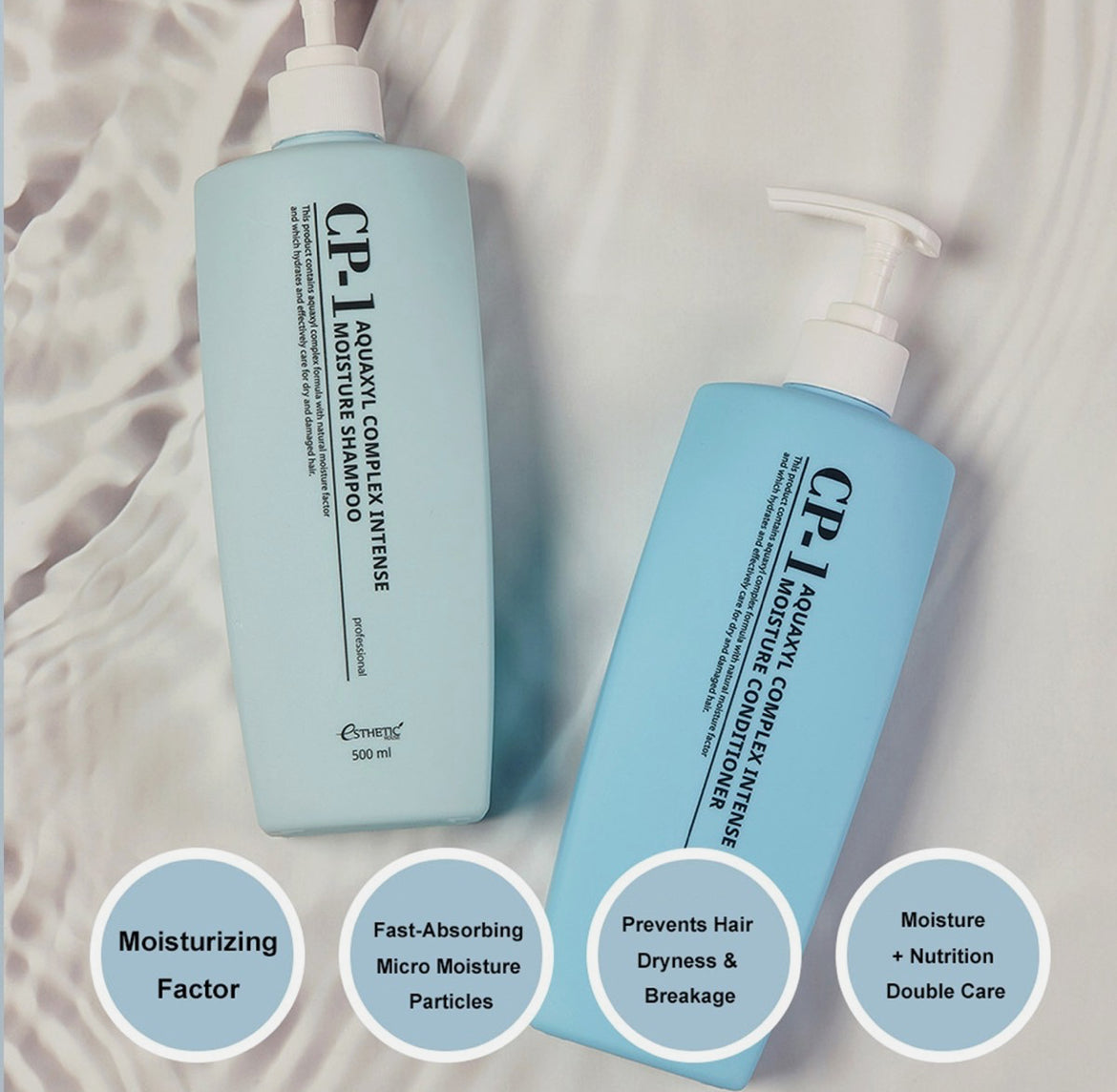[CP-1] INTENSE MOISTURE SHAMPOO+CONDITIONER SET 500ML*2EA