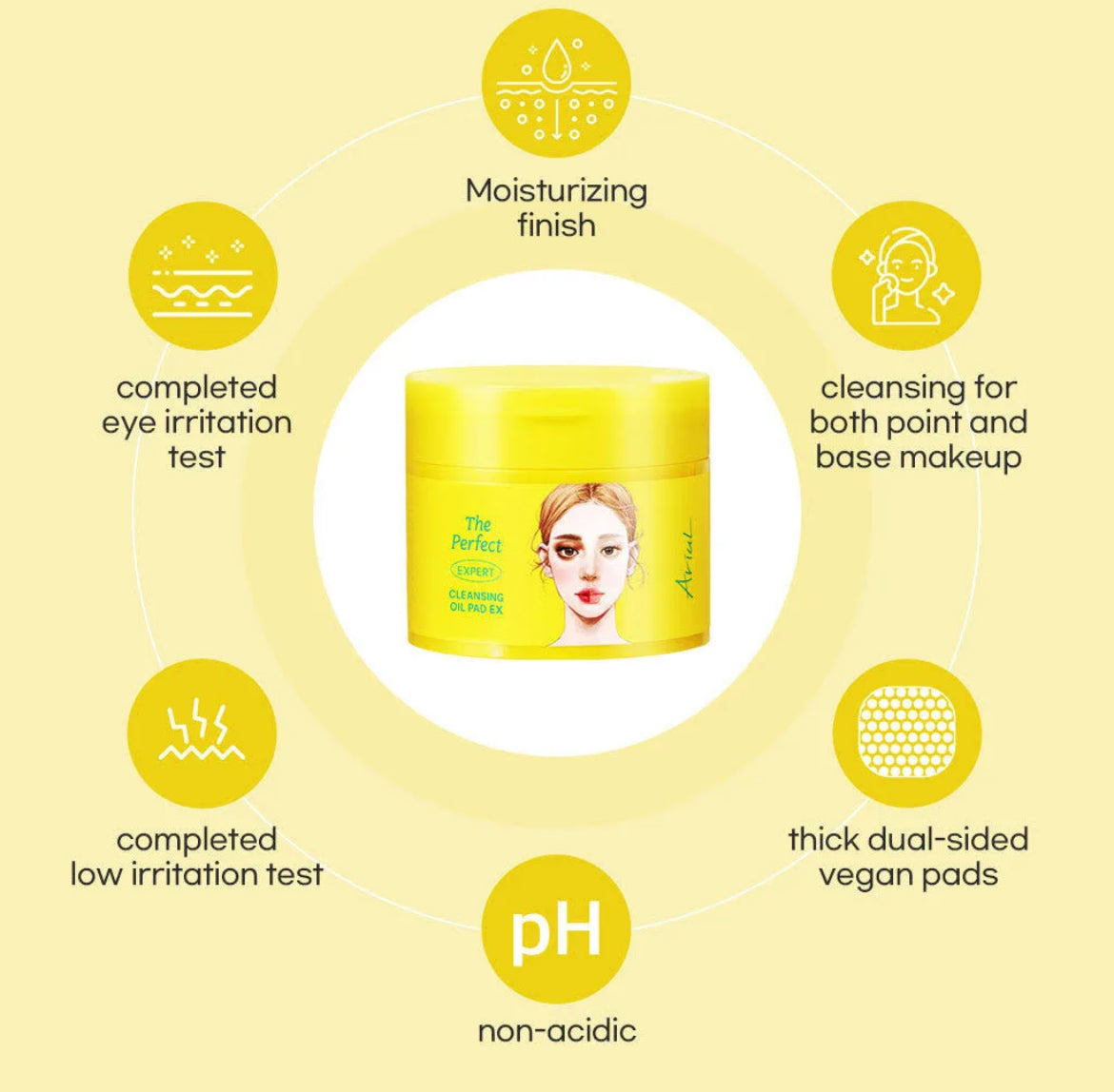 [Ariul] Cleansing Oil Pad 175ml (60 pads)