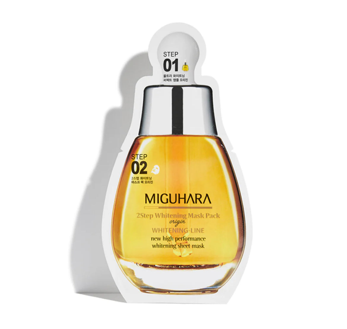 [MIGUHARA] Pack de mascarilla blanqueadora de 2 pasos Origin (1 unidad)