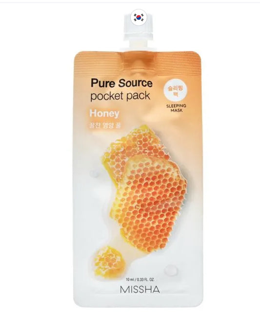 [Missha] - Pure Source Pocket Pack - Honey Sleeping Mask