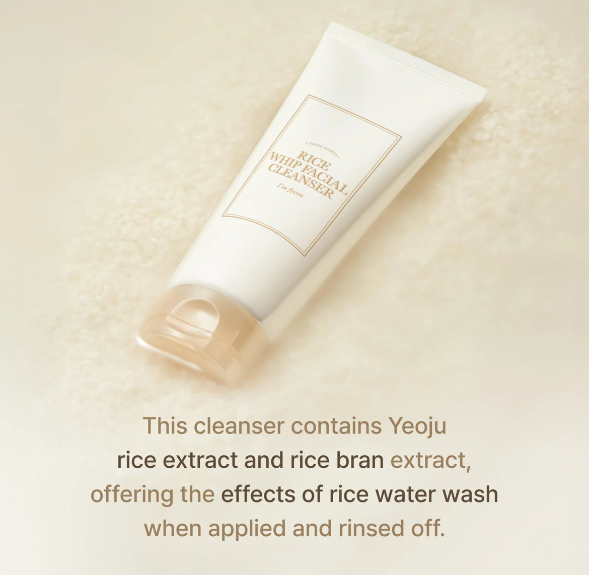 [I’m From] Rice Whip Facial Cleanser