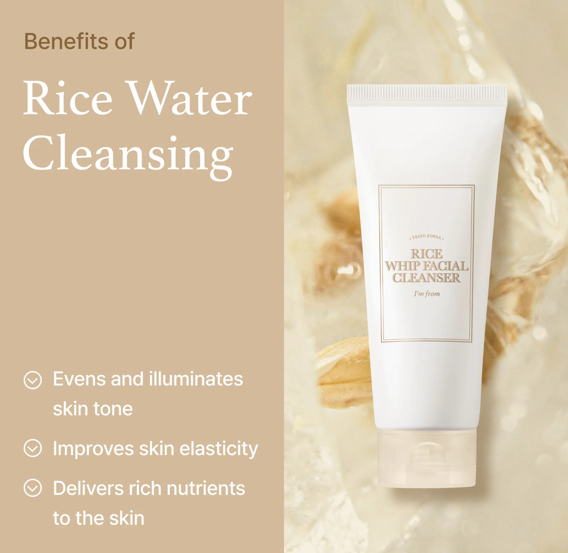 [I’m From] Rice Whip Facial Cleanser