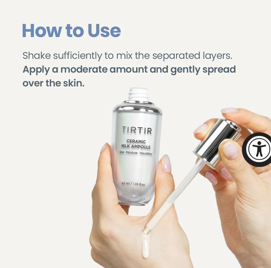 [Tirtir] - CERAMIC MILK AMPOULE 40ml