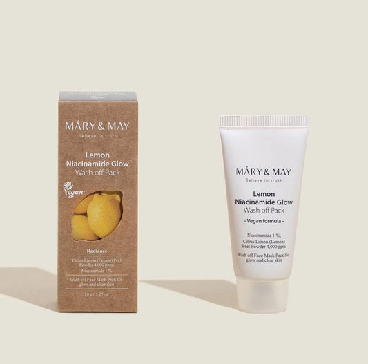 [Mary&May]Lemon Niacinamide Glow Wash Off Pack 30g