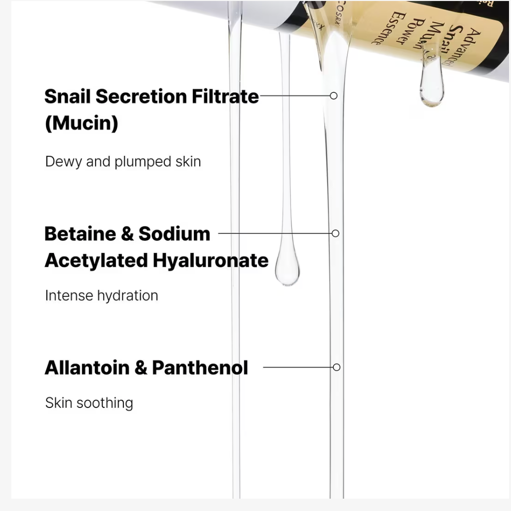 [COSRX] ESENCIA AVANZADA DE PODER DE MUCINA DE CARACOL 96 100 ML
