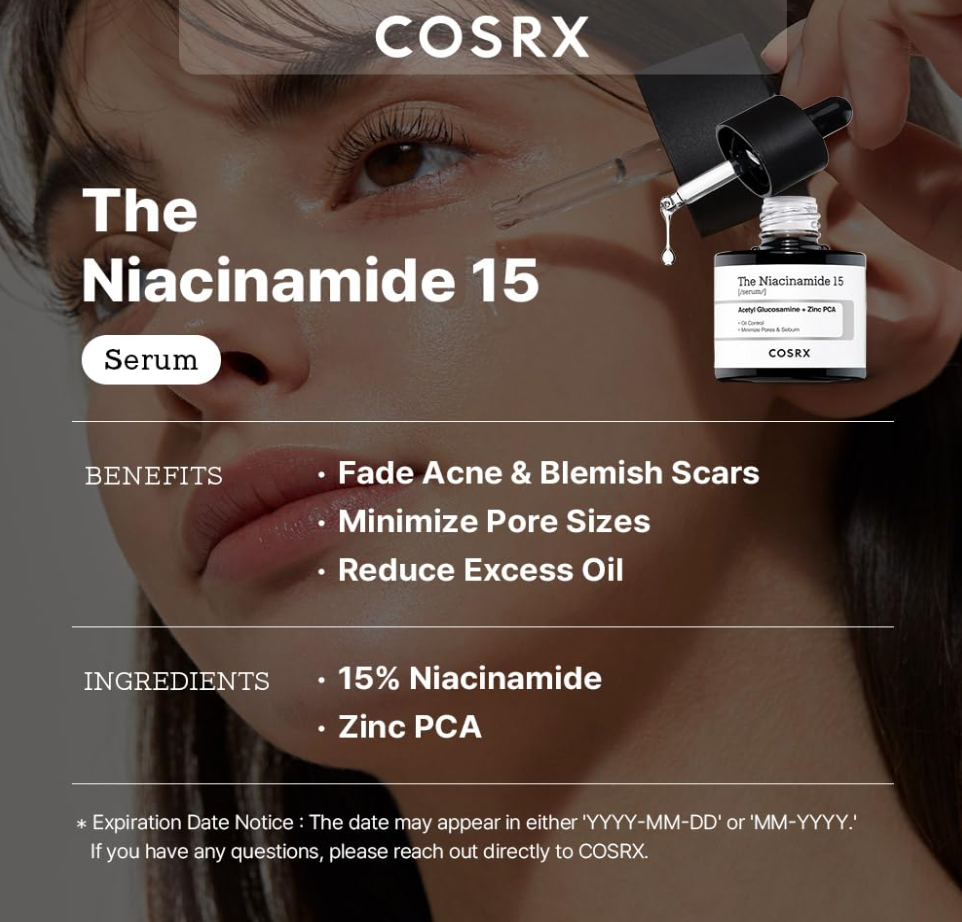 [COSRX]  THE NIACINAMIDE 15 SERUM 20ML