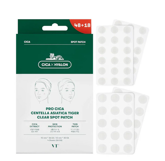 [VT]  PRO CICA CENTELLA ASIATICA TIGER CLEAR SPOT PATCH 4PCS (15EA*2+18EA*2)