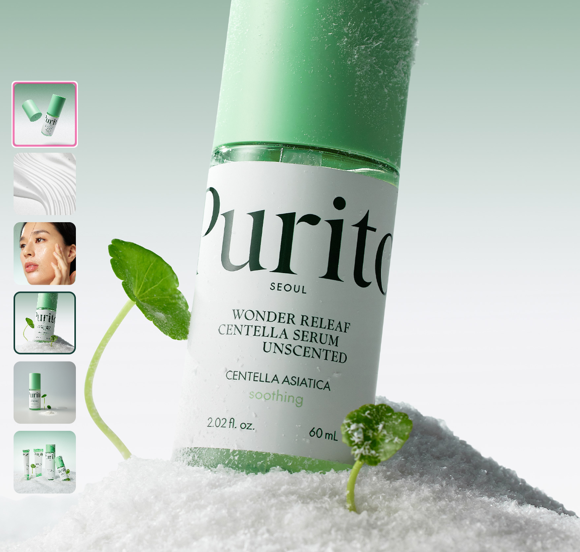 [Purito SEOUL] WONDER RELEAF CENTELLA SERUM SIN PERFUME 60ML