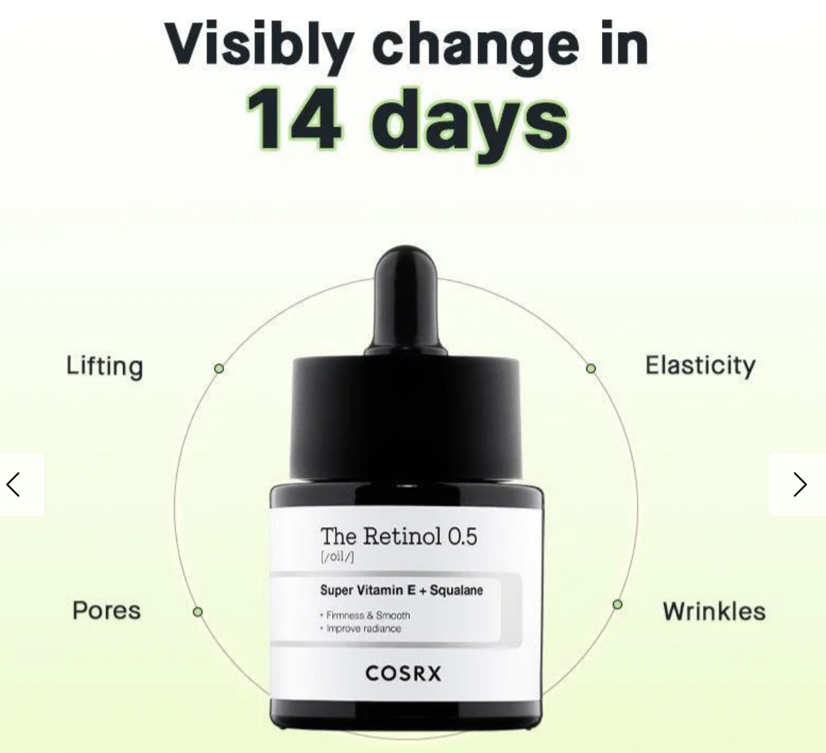 COSRX The Retinol 0.5 Oil