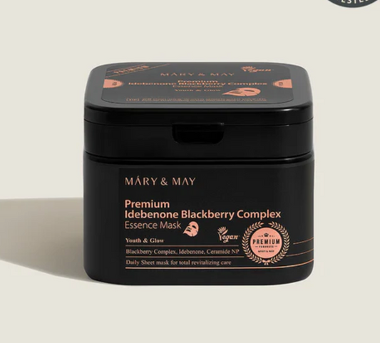 Mary&May Premium Idebenone Blackberry Complex Ampoule Mask 20EA/250g