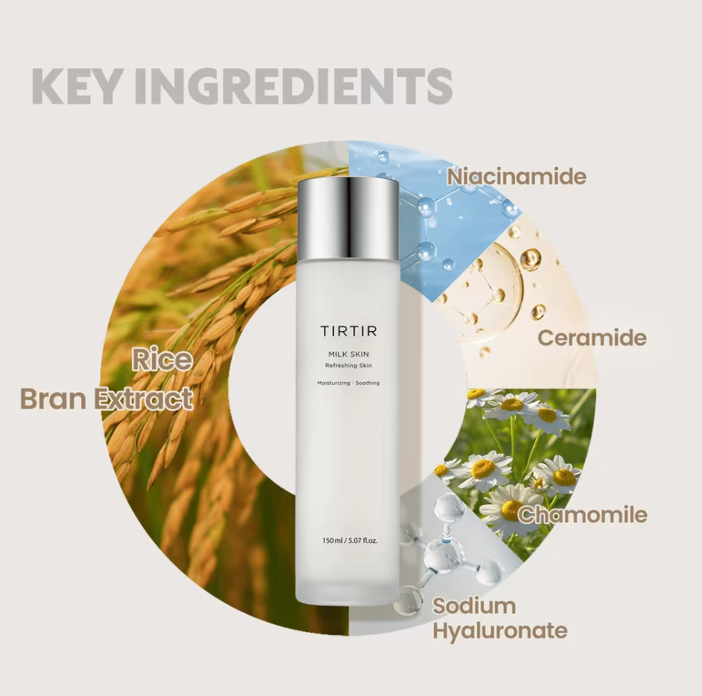 TIRTIR MILK SKIN TONER (Refreshing Skin)150 ml